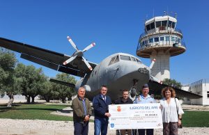 AMDEM y Cáritas Castrense reciben la recaudación de la Carrera de la Base Aérea