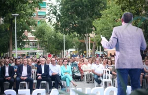 Joaquín Buendía presenta la candidatura del PP en un acto celebrado en el Jardín de la Constitución