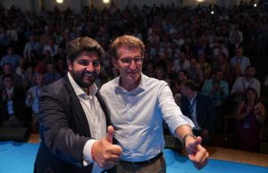 Fernando López Miras, reelegido presidente del PP de la Región de Murcia