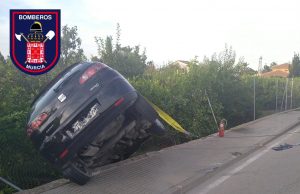Cuatro heridos en un accidente de tráfico en la pedanía murciana de San Ginés