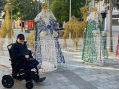 Juan de Dios y el Belén del Jardín de las Palomas