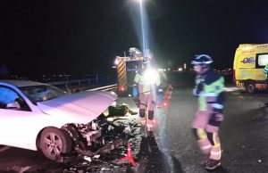 Un accidente de circulación en Alhama deja una fallecida y una herida grave