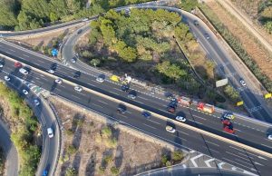 Accidente de un camión cisterna en el Puerto de la Cadena