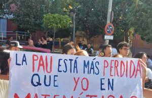 Las Juventudes Socialistas de Alcantarilla exigen el modelo de PAU en la Región