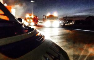 Accidente en el Camino de los Soldados con herido muy grave