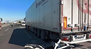 Una mujer fallecida y tres heridos en un accidente de tráfico en la Autovía A-7, en Totana