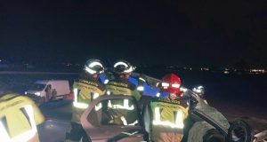 Un kamikaze provoca un accidente en Lorca y deja un muerto y un herido grave