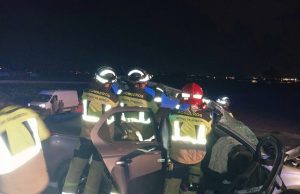 Un kamikaze provoca un accidente en Lorca y deja un muerto y un herido grave